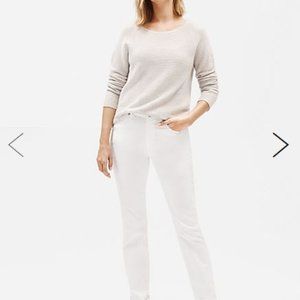 Eileen Fisher Organic Cotton Straight-leg jean
